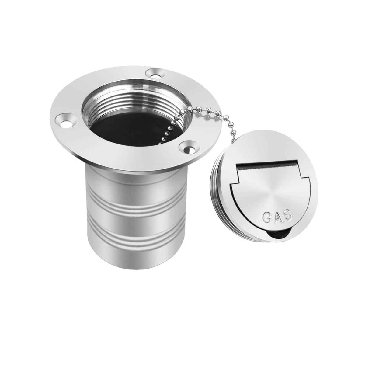 Toma de cubierta de acero inoxidable 316 con tapa sin llave, 1-1/2"