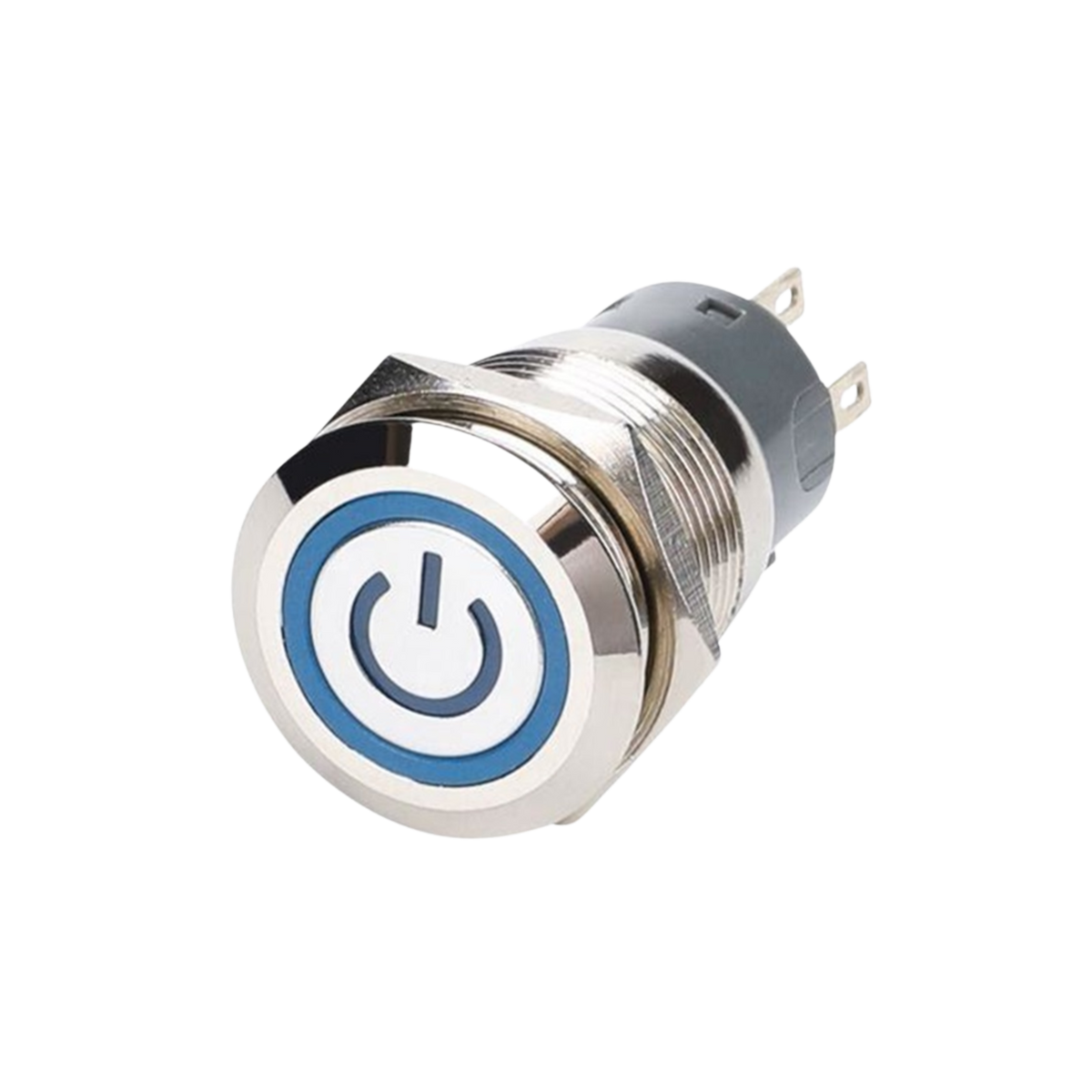 Interruptor de botón LED de acero inoxidable 316, IP65