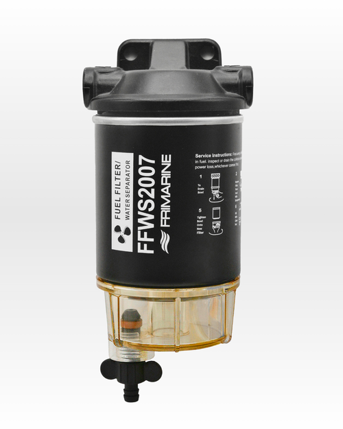 Frimarine complete fuel filtration system FFWS1007 with FFWS2007 filter, bracket and clear water bowl
