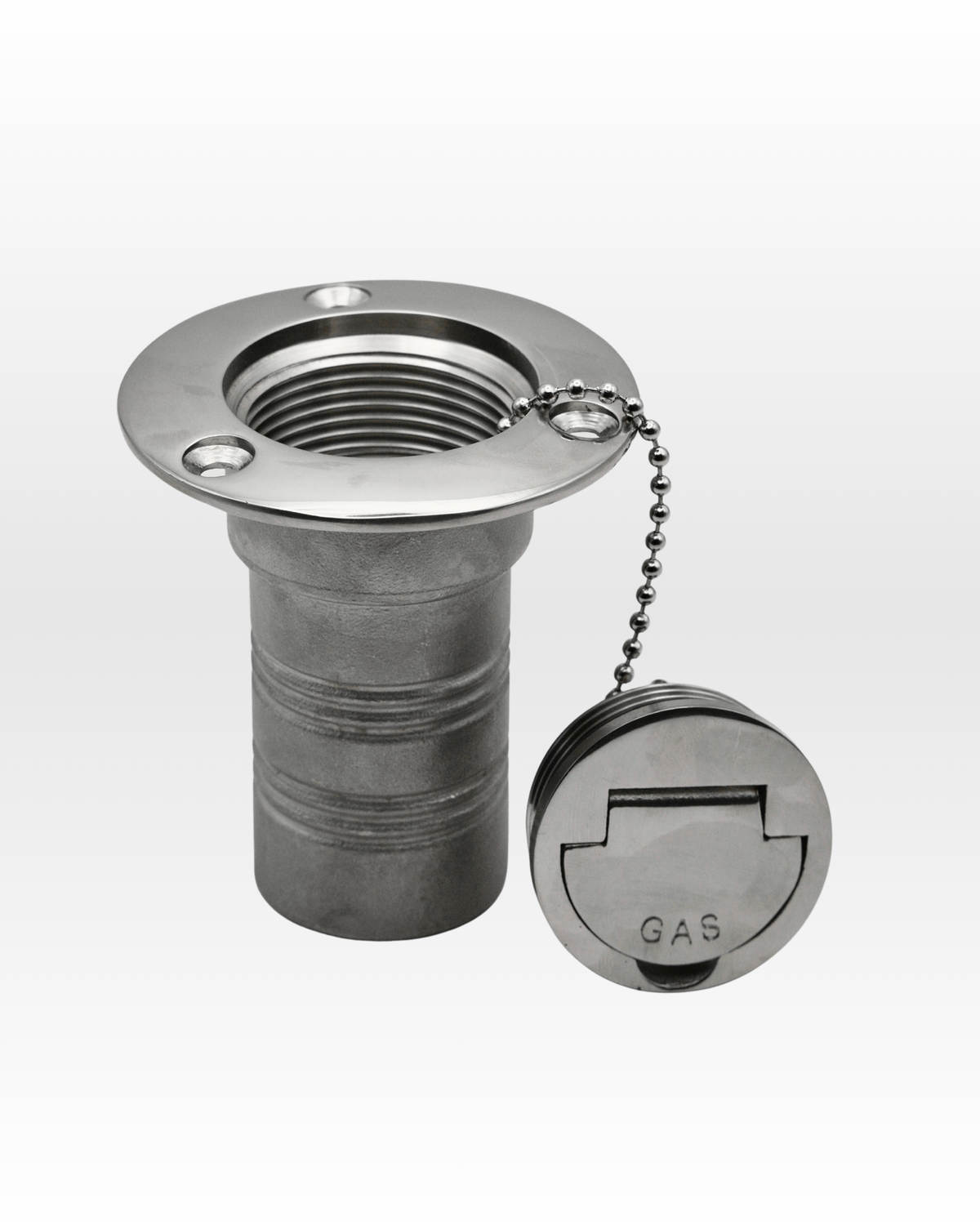 316 stainless steel deck fill with keyless cap, gas, Frimarine SSDK0010