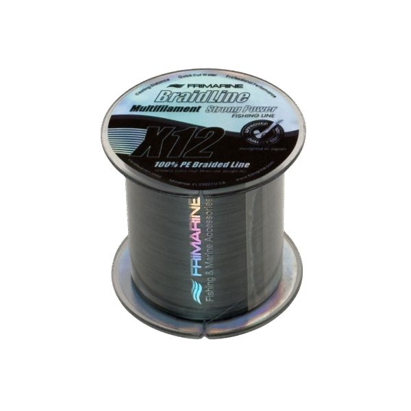 Braded (2) BraidLine X12 Multifilament Fishing Line 300M Grey