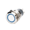 Push-Button-Switch-PBLR0025-Marine-Grade-Frimarine Frimarine PBLR0025 Marine Push Button Switch 25mm 316 Stainless Steel LED Momentary IP65
