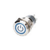 Push-Button-Switch-PPBL0019-Marine-Grade-Frimarine Frimarine PPBL0019 Panel Mount Marine Push Button Switch 19mm Stainless Steel Power Symbol LED
