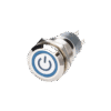 Push-Button-Switch-PPBL0022-Marine-Grade-Frimarine Frimarine PPBL0022 Panel Mount Marine Push Button Switch 22mm 316 SS LED Ring Boat Electrical