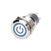 Push-Button-Switch-PPBL0025-Marine-Grade-Frimarine Frimarine PPBL0025 Panel Mount Marine Push Button Switch 25mm Stainless LED IP65 Waterproof